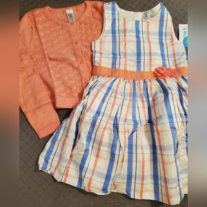 NWT Carter's Easter Dress and Cardigan